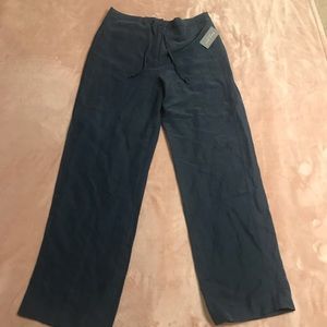 NWT Kate Hill Silk/Linen Pants